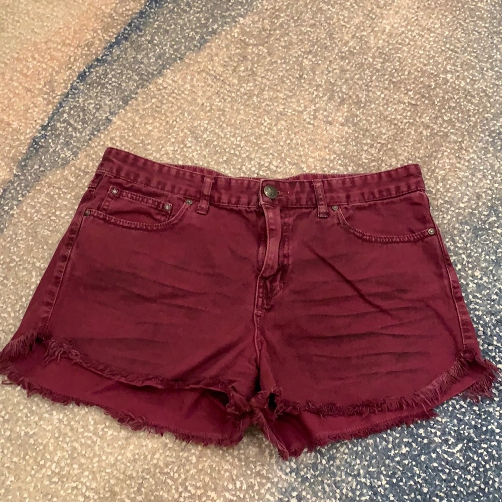 Free People Denim Cutoff Shorts